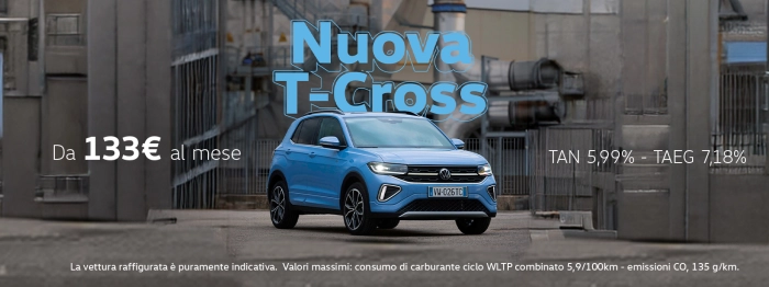  Nuova Volkswagen T-CROSS