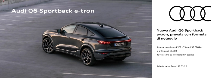 Nuova Audi Q6 Sportback e-tron