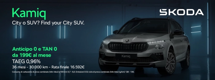 Nuovo Skoda Kamiq 