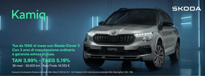 Nuovo Skoda Kamiq 
