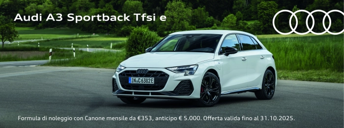 Nuova Audi A3 Sportback 