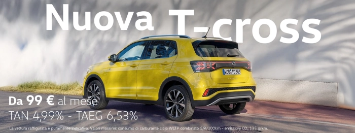  Nuova Volkswagen T-CROSS