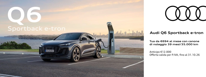 Nuova Audi Q6 Sportback e-tron