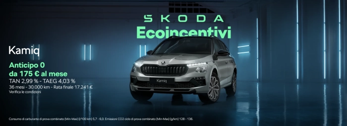 Nuovo Skoda Kamiq 
