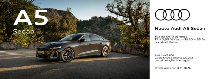 Nuova Audi A5 Sedan