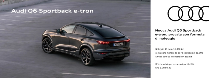 Nuova Audi Q6 Sportback e-tron