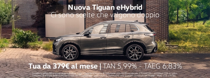 Nuova Tiguan eHybrid