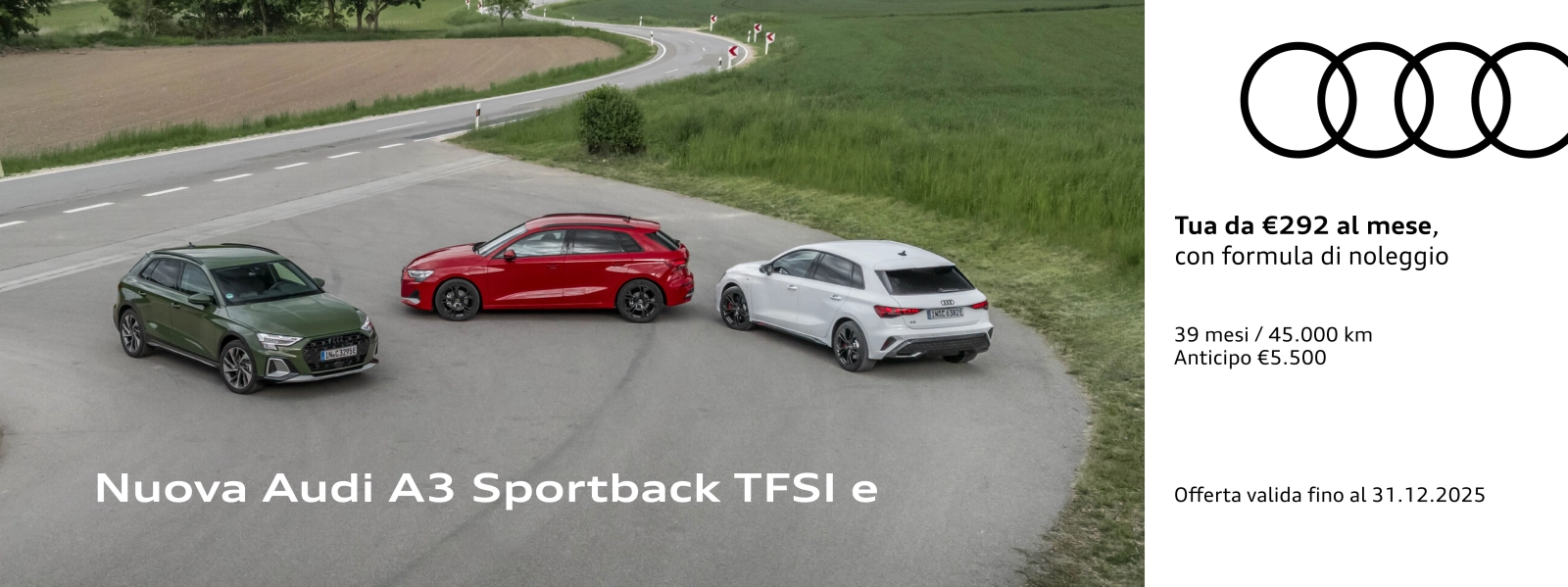 Nuova Audi A3 Sportback 