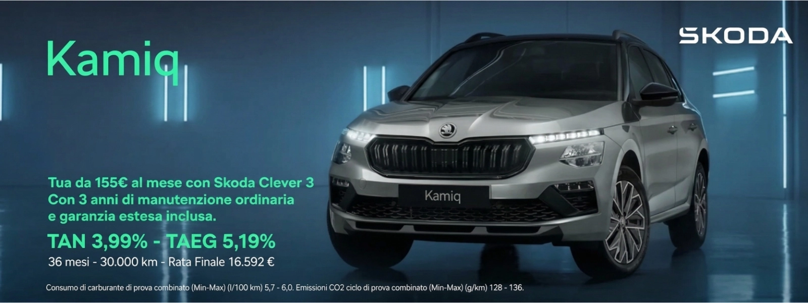 Nuovo Skoda Kamiq 