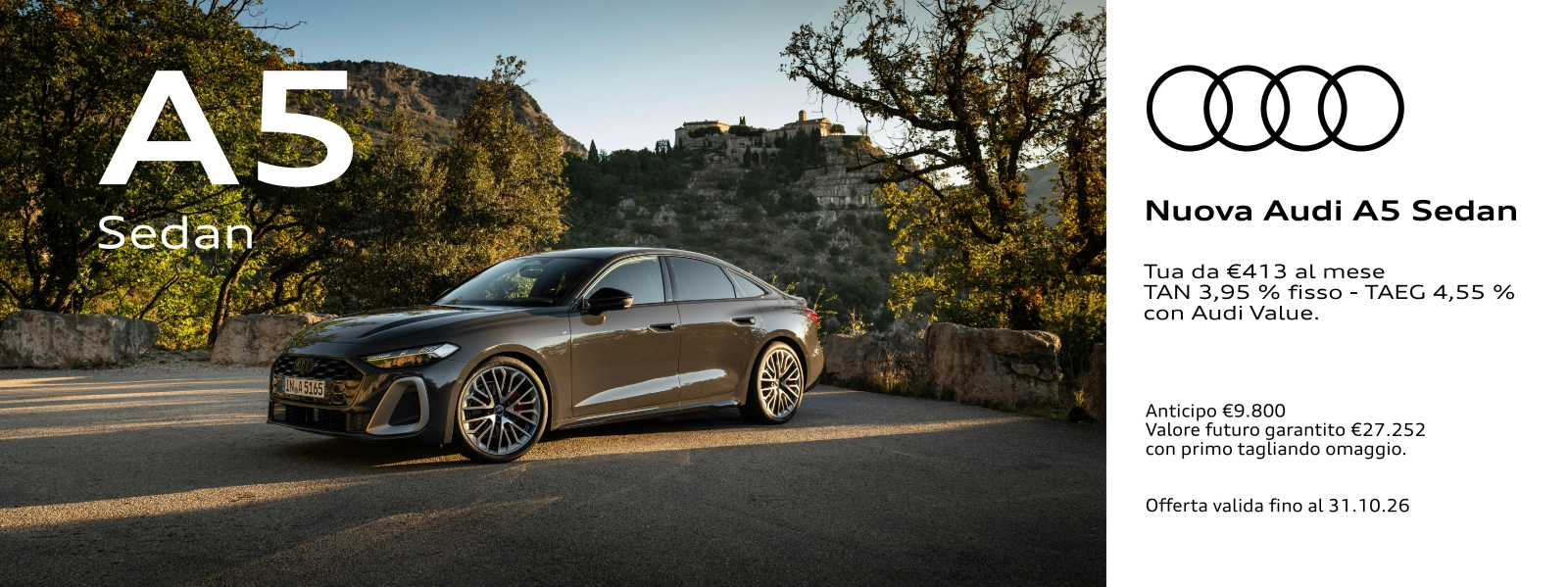 Nuova Audi A5 Sedan